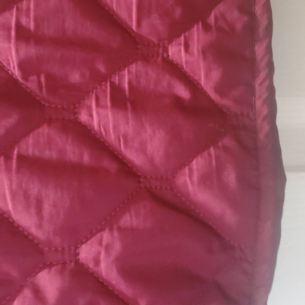 Eddie Bauer Jacket Womens Size XL X-large Quilted Jacket Burgundy - Picture 8 of 9